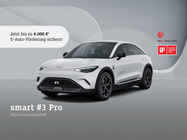 Smart #3 - Pro inkl. E-Pr&auml;mie&sup1; (130kW/Pano/Navi/LED/360&deg;/19Zoll/V2L/smart-Pilot)