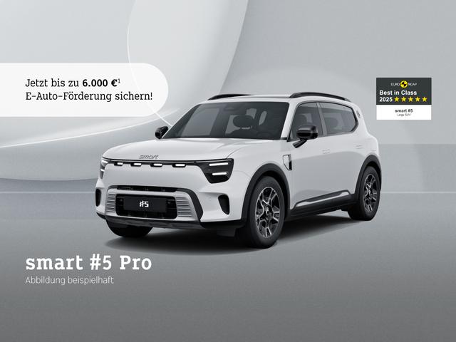 Smart #5 - Pro inkl. E-Pr&auml;mie&sup1; (150kW/LED/360&deg;/19 Zoll/Pano/V2L/smart-Pilot)