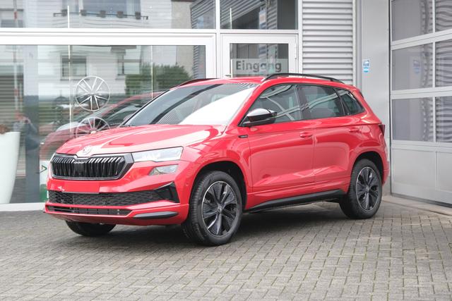 Skoda Karoq - 2.0 TDI DSG 4x4 Sportline AHK Matrix Assistenzpaket Plus 360° Kamera
