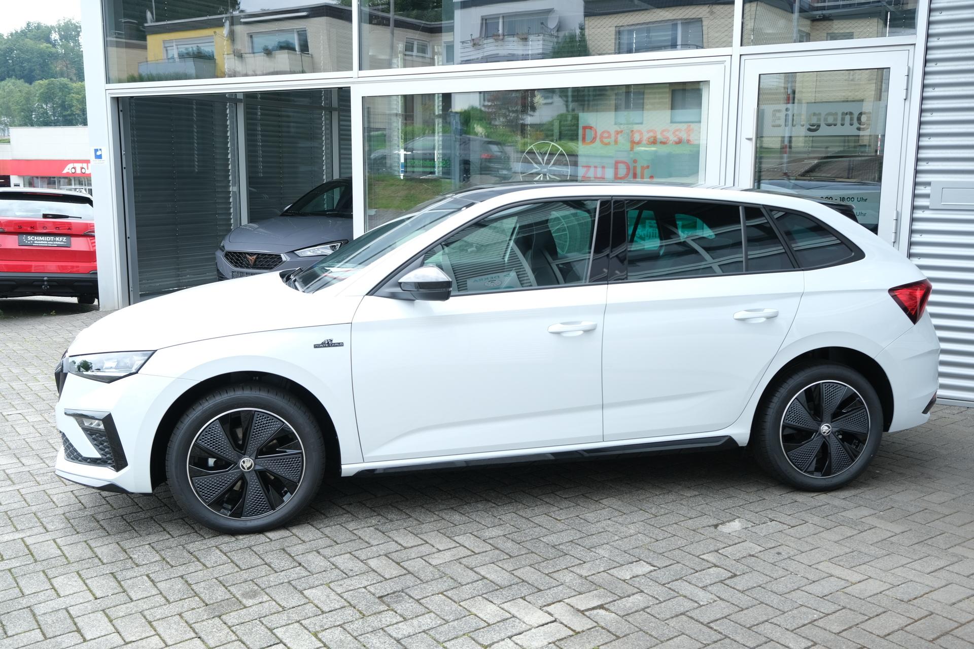 Skoda Scala Weiß DSG Monte Carlo 