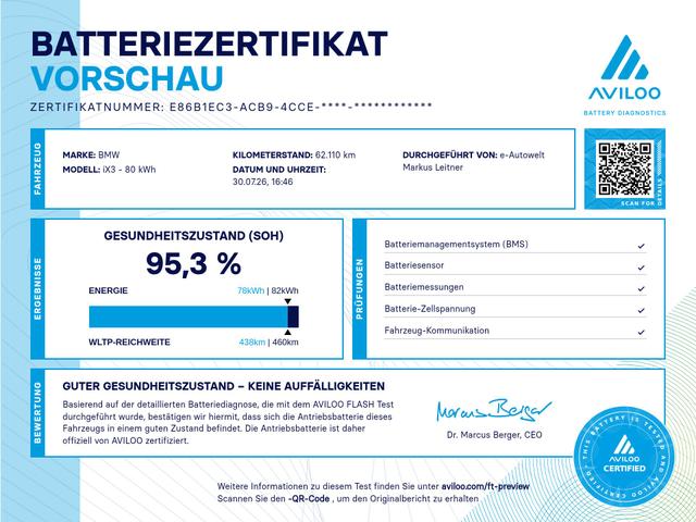 BMW iX3 Impressive 74kWh HuD 360-Kamera adapt. LED 