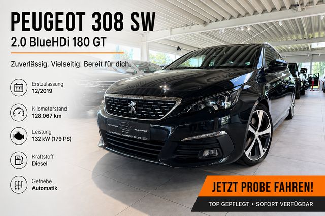 Peugeot 308 SW - 2.0 BlueHDi 180 GT