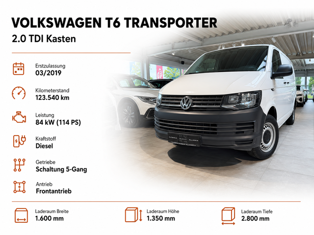 Volkswagen T6 Transporter - 2.0 TDI Kasten