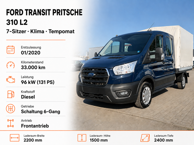 Ford Transit - FT 310 2.0 TDCi DPF L2 FWD