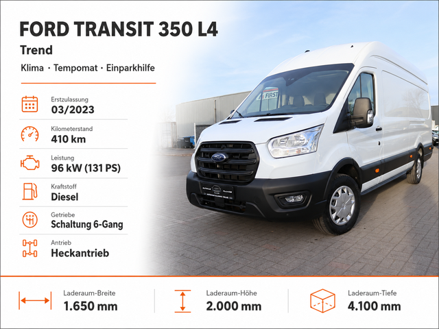 Ford Transit FT 350 2.0 TDCi DPF L4 Trend RWD 