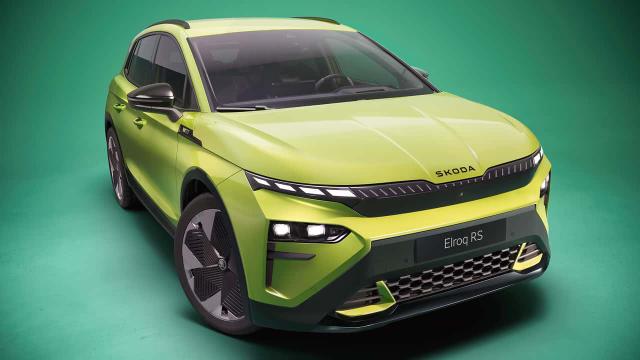 Skoda Elroq RS - 4x4 250 kW (340 PS) Batterie 84 (netto79 kW) Metallfarbe, LED Matrix, DCC Fahrwerkseinstellung, Fahrprofilwahl, elekr. Heckklappe , Progressiv Lenkung, 4 Jahre Garantie