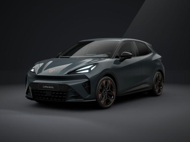 Cupra Raval - Endurance Vollelektrisch 155 kW(211 PS) Drive Paket: Park Assist Intelligente mit Remote, LED+ dynamische Bl Sportsitze, Leichtmetallfel&ouml;gen 18, Area View 360&deg; Kanmera, Travel Assist, Anh&auml;ngerkupplung, Winterpaket, Klimaautomatik, Felgen gegen Mehrpreis