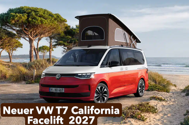Volkswagen T7 California - Beach 2.0 TDI 110 kW DSG, 6 Sitze, 5 J. Garantie, Leichtmetallr&auml;der 17 Zoll "Malm&ouml;", Markise mit Schiene u. Geh&auml;use, Radio Ready 2 Disc.,LED,PDC, Zuziehilfe Schiebet&uuml;ren Heckklappe,Allwetterlicht, App Conncet,