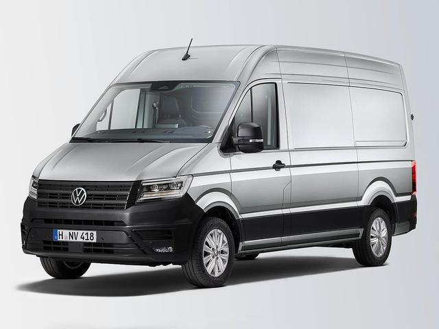 Volkswagen Crafter - Kastenwagen 35 L3H3 2.0 TDI SCR 130 kW 6-Gang, 5 Jahre Werksgarantie, Hochdach-kann gegen Minderpreis abgew&auml;hlt werden- MF-Lenkrad, PDC vorne + hinten, Radioanlage, App Conncet, Reifendruck direkt messend, Einzelsitze vorne, elektr. Fensterheber, ZV Funk,,