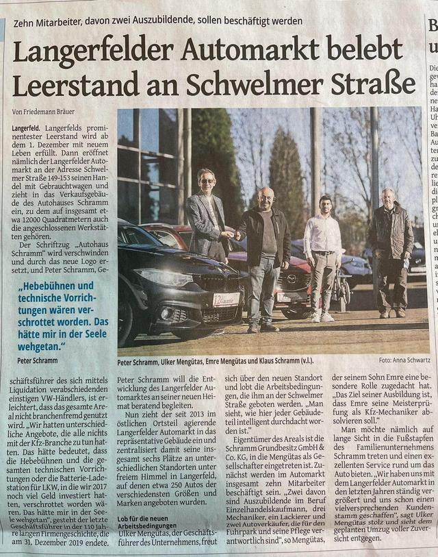 Langerfelder Automarkt GmbH WERKSTATT & AUTOHAUS