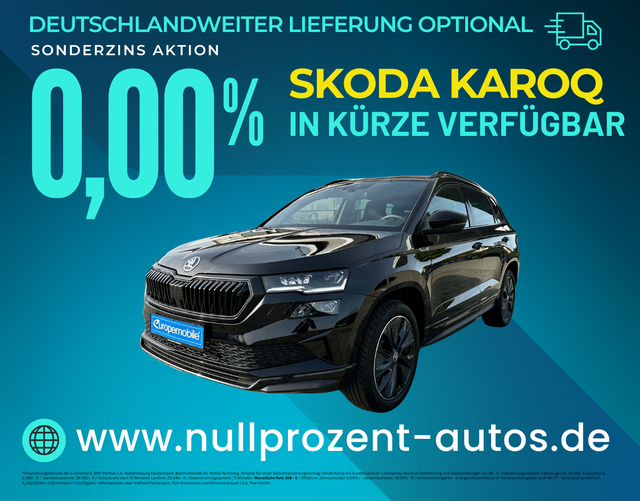 Karoq - Sportline 1.5 TSI 110 kW DSG 5J.GARANTIE/PANO/NAV/AREA/AHK/CANTON/UVM.