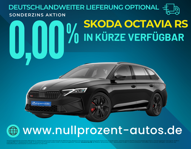 Octavia Combi - RS 2.0 TSI 195kW DSG (Vorlauf) 5J.GARANTIE/PANO/MATRIX/NAV/AHK/CANTON/UVM.