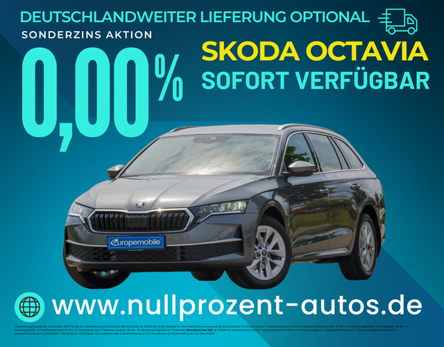 Octavia Combi - Selection 1.5 TSI mHEV 110kW DSG (Vorlauf) NAV/AHK/EASY.OPEN/ASSISTENZ/KAM/5J.GARAN,/UVM