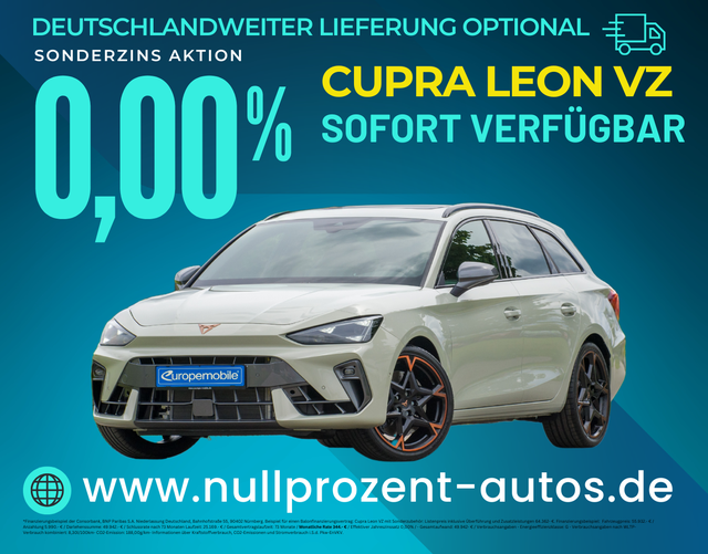 Leon - VZ 2.0 TSI 245 kW DSG (Lager) PANO/NAV/AHK/SIDE/MATRIX/SENNH./UVM.