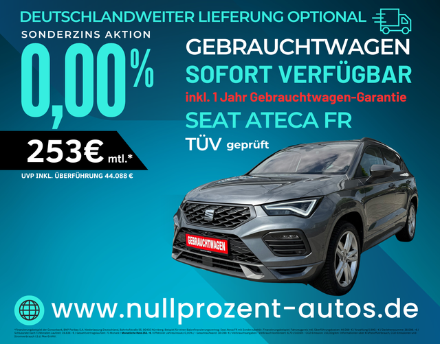 Ateca - FR 1.5 TSI ACT 150 DSG STANDH|PANO|NAPPA|BEATS|XL|EASY|5JGARANTIE|UVM.