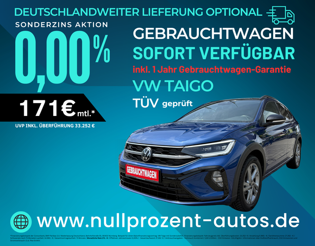 Taigo - R-Line 1.5 TSI OPF 150 DSG ROOF|BEATS|PRO|WINTER|MATRIX|DISCOVER|UVM.