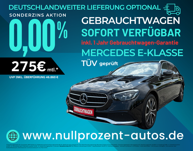 E-Klasse T-Modell - E 300 T de Plug-in-Hybrid AVANTGARDE²/BUSINESS/AHK/NAV/ASSISTENZ/MEDIA/UVM.
