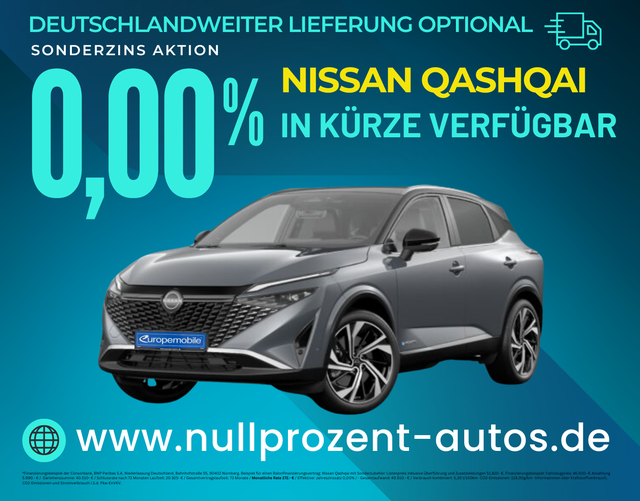 Qashqai - Tekna+ 1.5 l e-POWER 140 kW (Lager) Automatik - Vollausstattung!