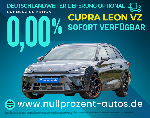 Leon - VZ 2.0 TSI 245 kW DSG (Lager) PANO/NAV/AHK/SIDE/MATRIX/SENNH./UVM.