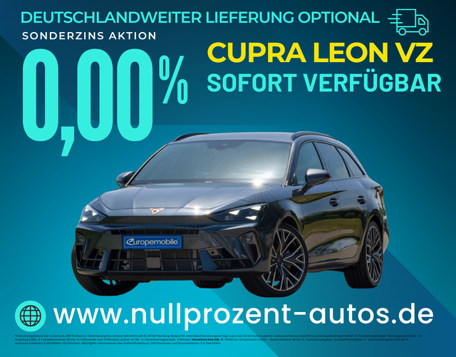 Leon - VZ 2.0 TSI 245 kW DSG (Lager) PANO/NAV/AHK/SIDE/MATRIX/SENNH./UVM.
