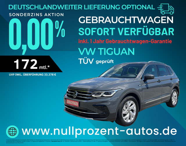 Tiguan - Elegance 1.5 TSI EVO 150 DSG NAVI, IQ, EASYOPEN, ACC, ERGO, UVM.