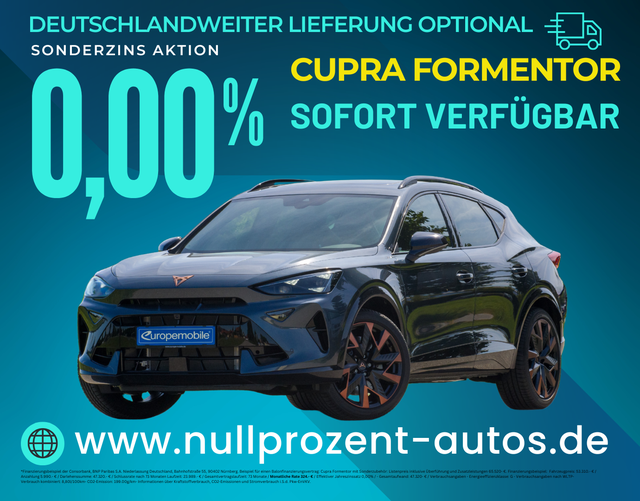 Formentor - VZ 2.0 TSI 333 DSG 4Drive (Lager) SENN/MATRIX/PANO/EASY/AHK/MEMORY/WINTER/UVM.