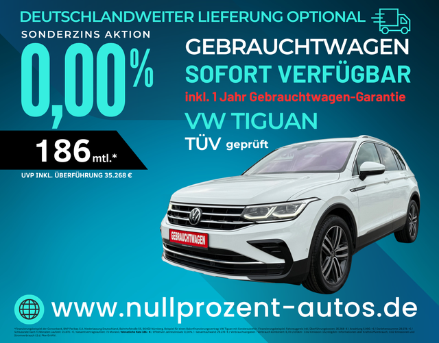 Tiguan - Elegance 1.5 TSI EVO 150 DSG NAV,IQ,HEAD,EASY,ACC,ERGO,WINTER,SPORT UVM.