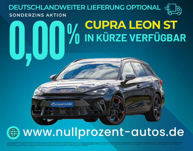 Leon - VZ 2.0 TSI 245 kW DSG 4DRIVE (Vorlauf) PANO/NAV/AHK/INTELLI/MATRIX/5J.GARANTIE/UVM.