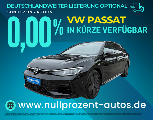 Passat Variant - R-Line 2.0 TDI SCR 4MOTION 193 DSG (Vorlauf) MATRIX/PANO/HEAD/NAV/AHK/19