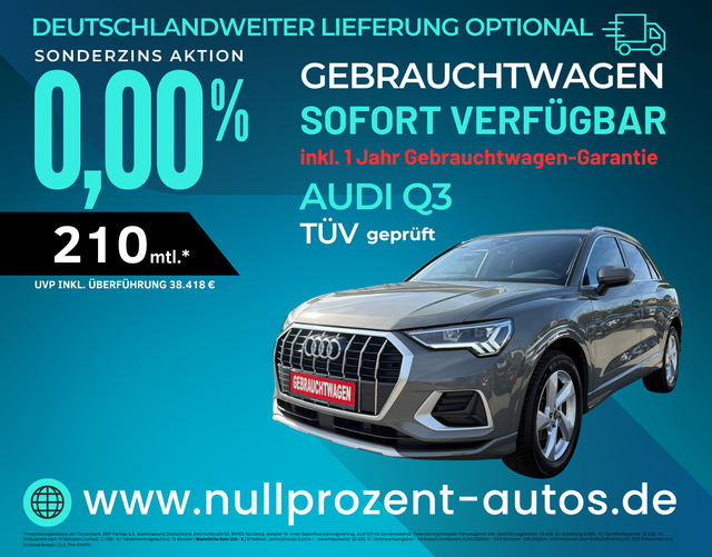 Q3 - advanced (D8) 35 TFSI S tronic MHEV, S-LINE, NAV PRO, VIRTUAL, WINTER, LED, CAM, SOUND, 19