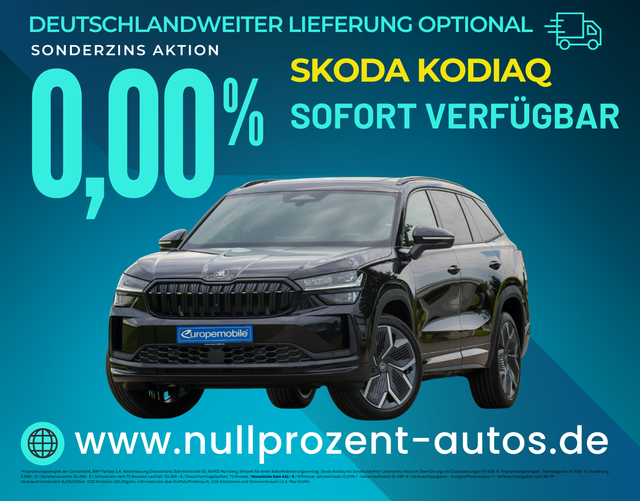Kodiaq - Sportline 2.0 TDI 142kW DSG 4x4 (Lager) AHK/KOM.PLUS/HEAD/REMOTE/CANTON/5J.GARANTIE/UVM.
