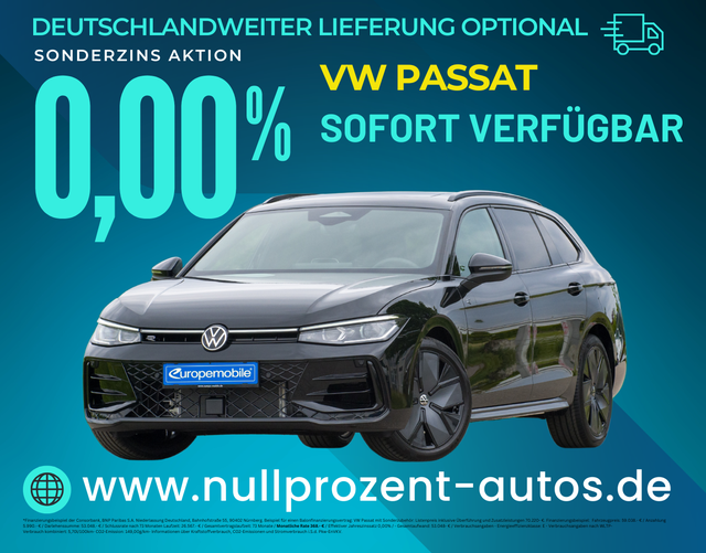 Passat Variant - R-Line 2.0 TDI SCR 4MOTION 193 DSG (Lager) MATRIX/STANDHEIZ/HEAD/NAV15/19