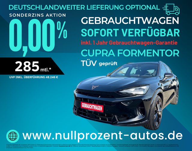 Formentor - VZ 2.0 TSI 333 DSG 4Drive MATRIX/WR/PANO/EASY/AHK/MEMORY/WINTER/UVM.