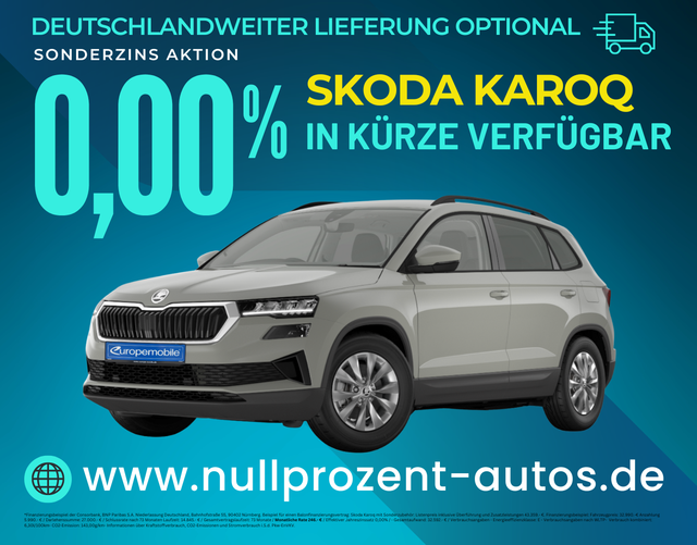Karoq - Selection 1.5 TSI 110kW DSG (Vorlauf) AHK/PARK/WINTER/KESSY/230V/4J.GARA./TRANSPORT/UVM.