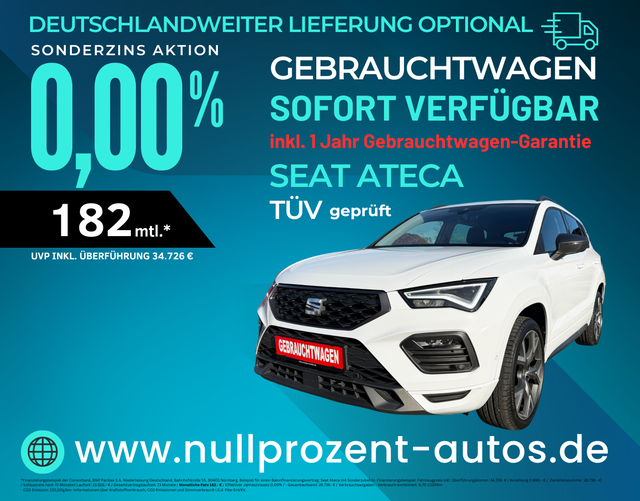 Ateca - FR Dinamica|1.5 TSI 150 DSG|NAV|VIRTUAL|LED|CAM|SHZ|5-J.GAR|19