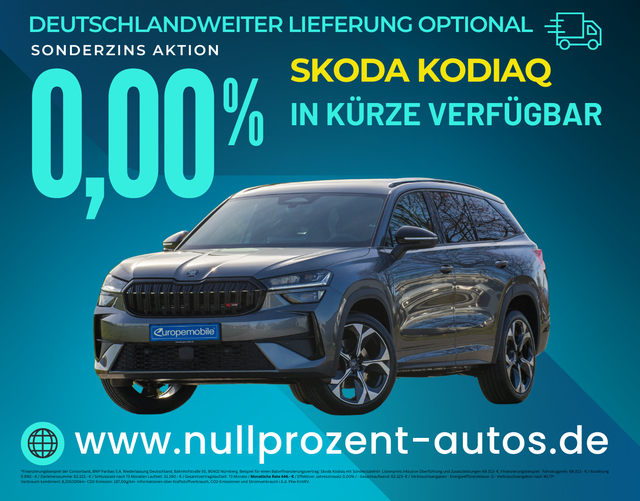 Kodiaq - RS 2.0 TSI 195kW 4x4 DSG (Vorlauf) 7-SITZE/PANO/MATRIX/AHK/WINTER/STANDHZG/4J.GARANTIE/CANTON/UVM.