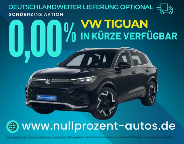 Tiguan - R-Line 2.0 TDI SCR 193 DSG 4MOTION (Vorlauf) NAV/MATRIX/PANO/19