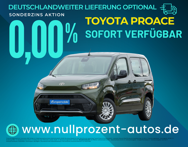 Proace City - Comfort L1 1.2T 81 kW 6MT (Lager) LED/SMART/NEBEL/HAC/PDC/UVM.