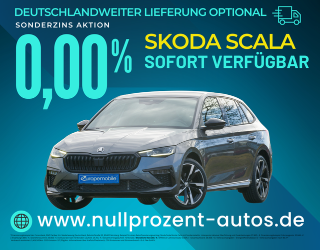 Scala - Monte Carlo 1.5 TSI 110kW DSG (Lager) 5J.GARANTIE|PANO|MATRIX|NAV|ASSISTENZ.PLUS|KOMFORT|UVM.