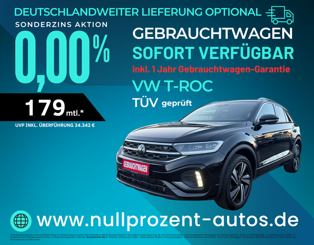 T-Roc - R-Line 1.5 TSI OPF 150 DSG LED.PLUS|IQ.DRIVE|NAV|BEATS|EASY|WINTER|UVM.