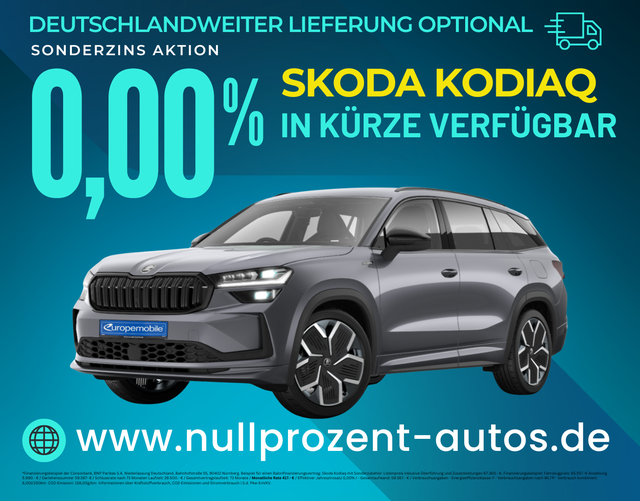 Kodiaq - Sportline 2.0 TDI 142 kW 4x4 DSG (Vorlauf) MATRIX PLUS/CANTON/ASSIST PLUS/HEAD/20