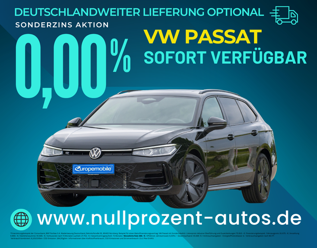 Passat Variant - R-Line 2.0 TDI SCR 4MOTION 193 DSG (Lager) MATRIX/PANO/HEAD/NAV/AHK/19