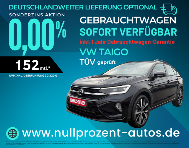 Taigo - R-Line (D2) 1.5 TSI OPF 150 DSG iQ.DRIVE|PARK&COM.|MATRIX|APP|SPORT|2ZKLIMA|UVM.