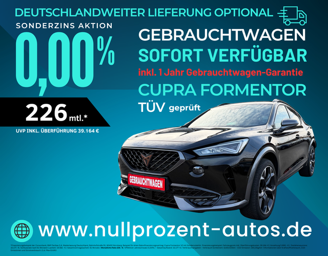 Formentor - VZ 2.0 TSI 4Drive 310 PS DSG BEATS|NAV|LEDER|LED|VIRTUAL|WINTER|UVM. (Vorlauf 05.03.2026)