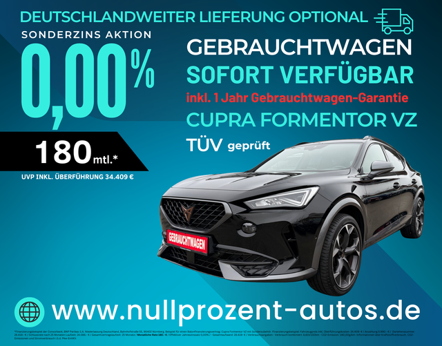 Cupra Formentor VZ 2.0 TSI 4Drive 310 PS DSG