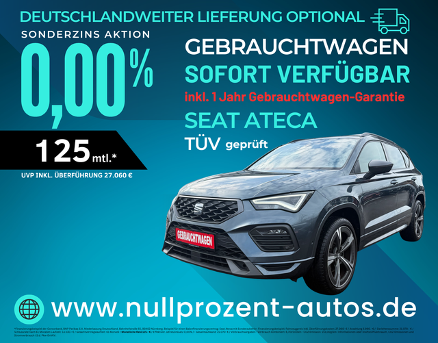 Ateca FR PACK EXECUTIVE I 1.5 TSI ACT 150 DSG