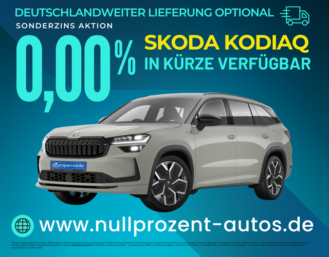 Kodiaq - Sportline 1.5 iV PHEV 150kW (Vorlauf) PANO/MATRIX/NAV/KESSY/AHK/20