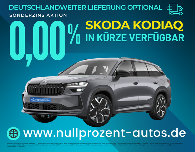 Kodiaq - Sportline 1.5 iV PHEV 150kW (Vorlauf) PANO/MATRIX/NAV/KESSY/AHK/20