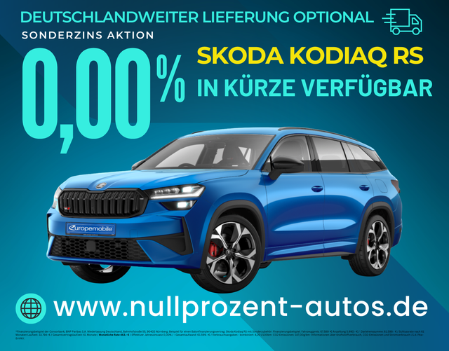 Kodiaq - RS 2.0 TSI 195kW 4x4 DSG 7-SITZE/PANO/MATRIX/TRAILER/WINTER/360/CANTON/4J.GARANTIE/UVM.