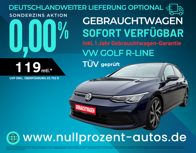 Golf - R-Line (D4) 1.5 TSI 150|NAVI|LED|HARMAN&KARDON|VIRTUAL|WINTER|ACC|18